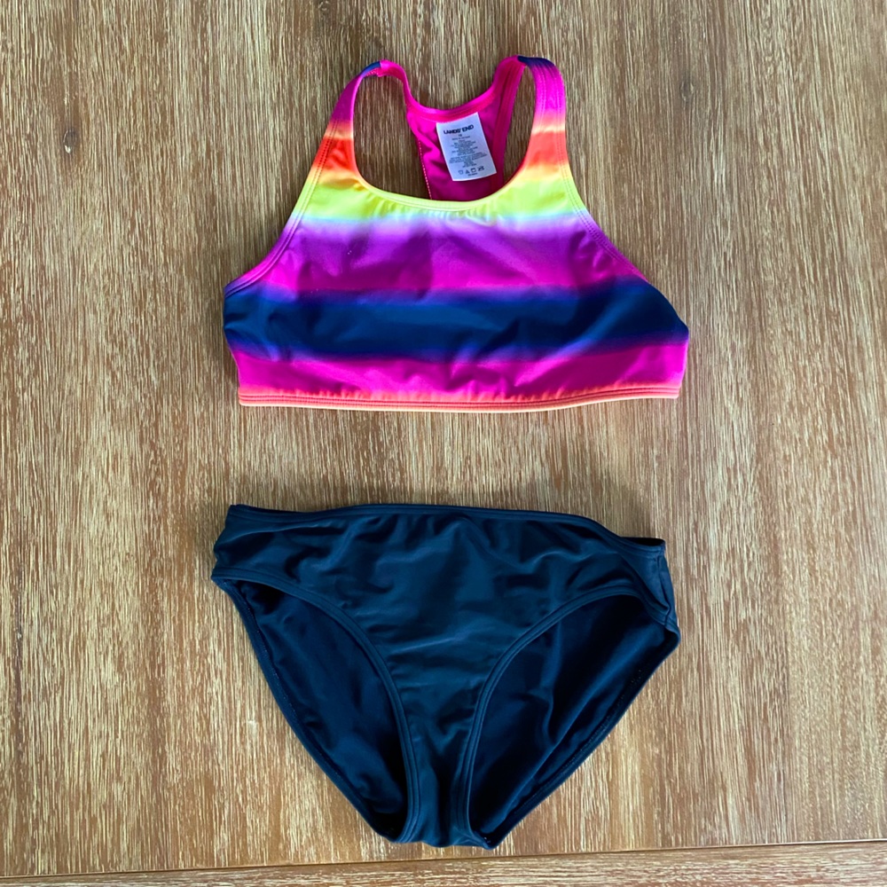 Lands End | Abercrombie Kids Girls’ Bikini Swimsuit Set Size 12 - 14